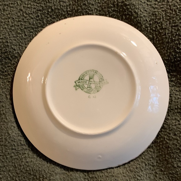 The Paden City Pottery Co. Saucers. Set of 5. Made in USA. 6” across - Picture 13 of 13
